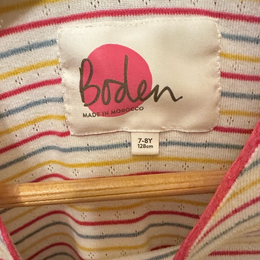 Boden Colorful Striped Long Sleeve Tee - Picture 3 of 4